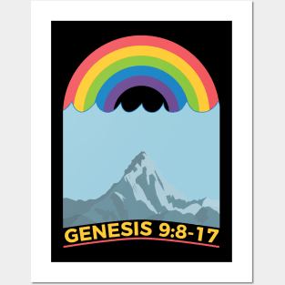 Rainbow God’s Promise Genesis 9 8-17 Posters and Art